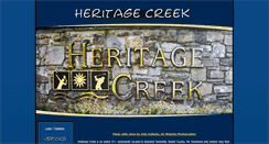 Desktop Screenshot of heritage-creek.org